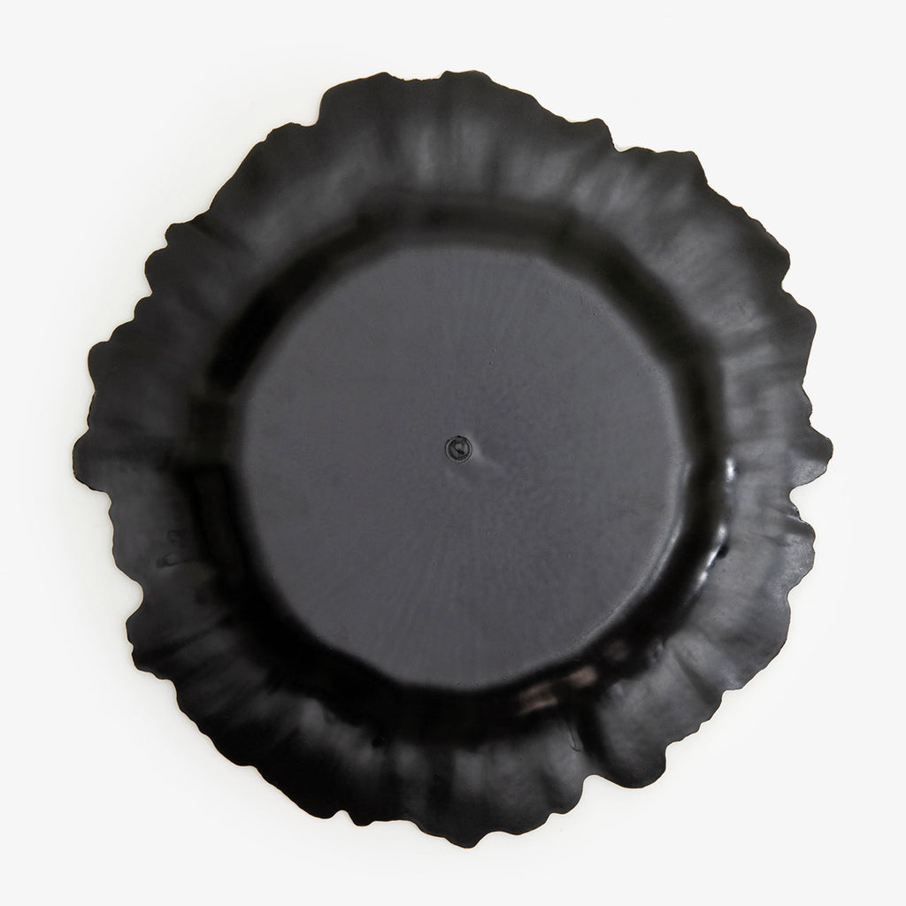 Lotus Leaf Sunburst Charger Plate Placemat Round Gold Alfresco Emporium