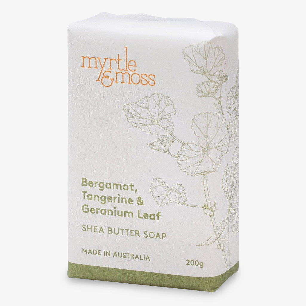 Myrtle & Moss Bergamot Shea Butter Soap 185g