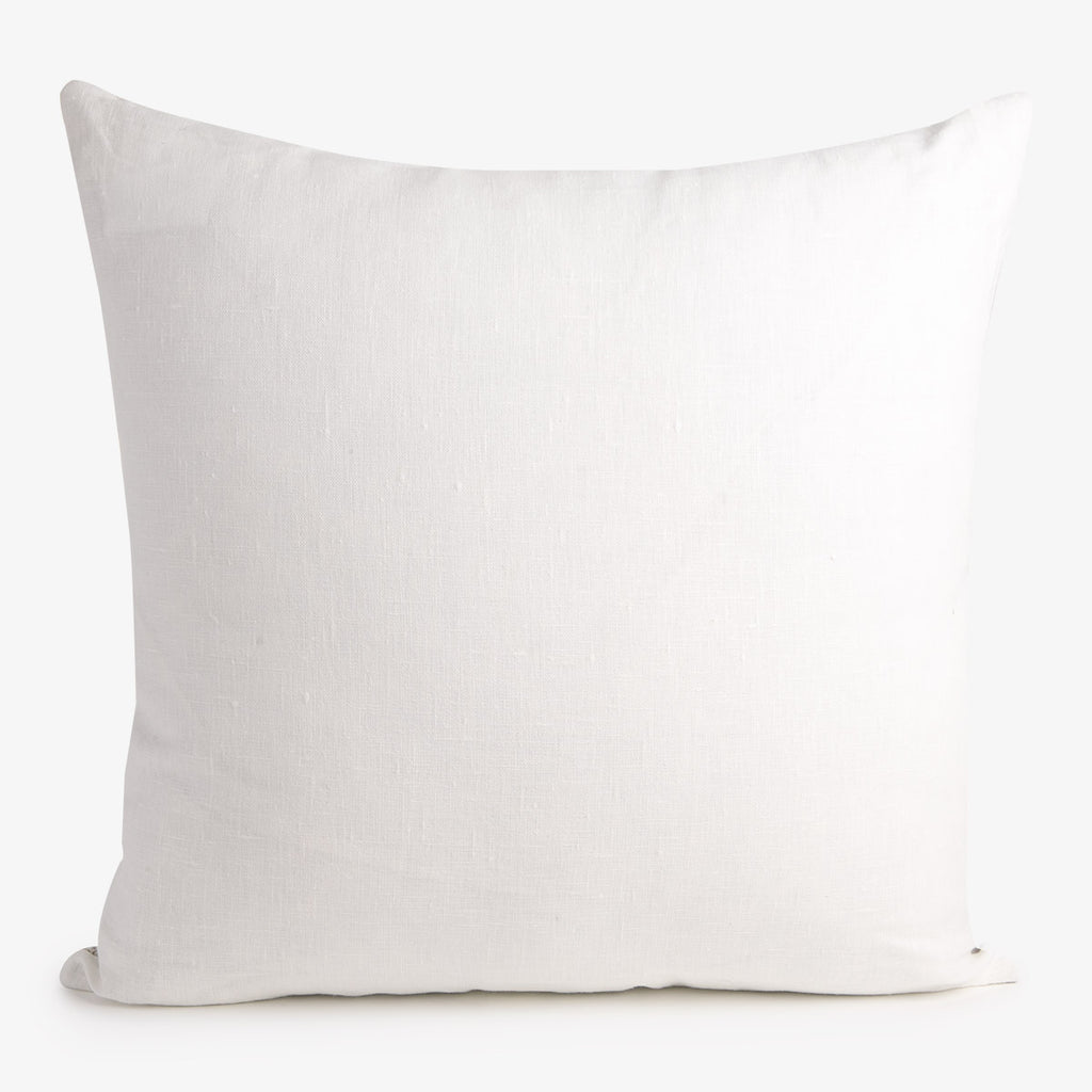 Nikita Faded Blue Paisley Cushion With Off White Back 50 X 50cm Back