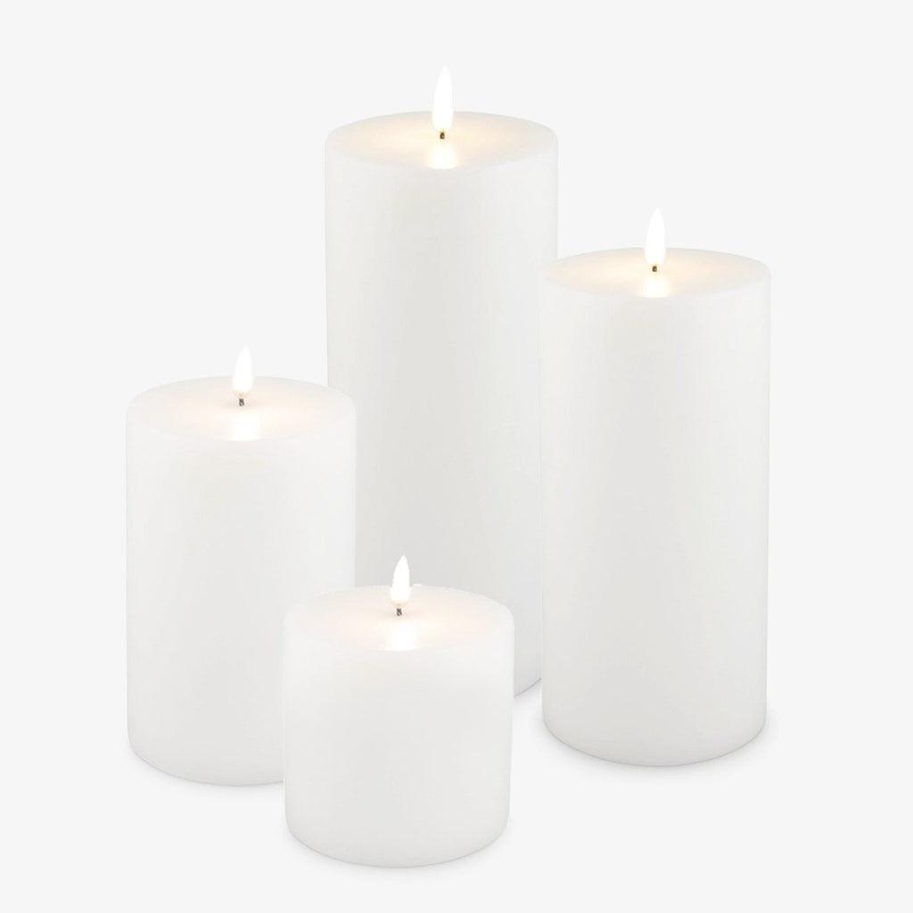 Uyuni Lighting Flameless Candles Nordic White 10cm Wide
