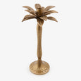 Palm Candle Holder Brass