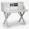 Rattan Bahamas Desk White