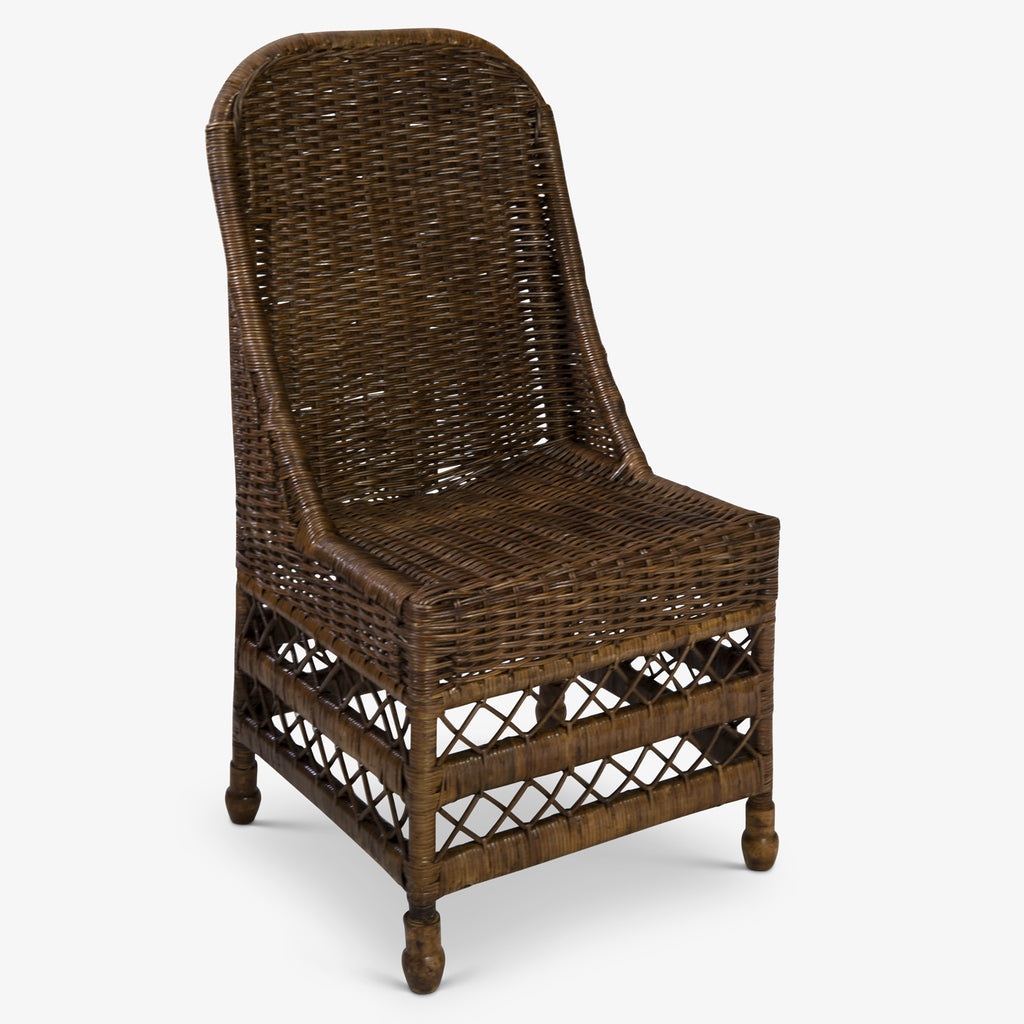 Rattan Dining Chair Brown