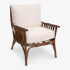 Rattan Ibiza Armchair Brown Front