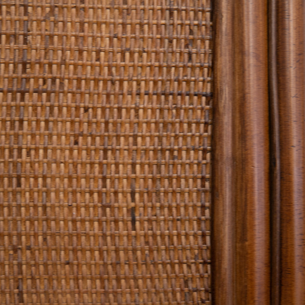 Rattan Indies Bedheads Brown Close Up