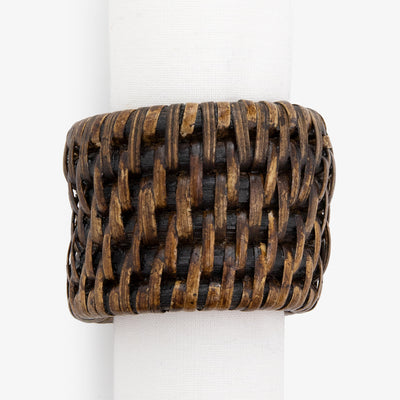 Rattan Napkin Ring Brown