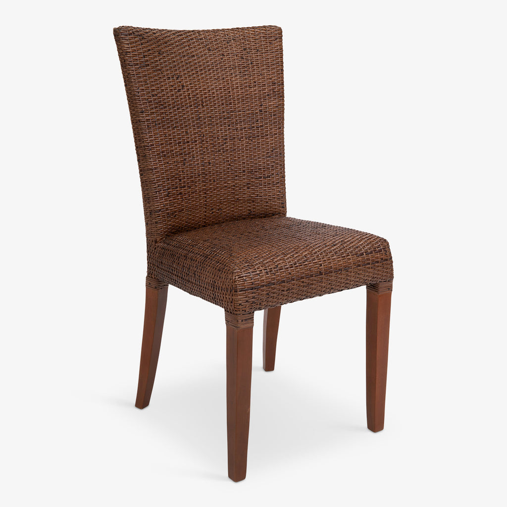 Rattan Park Dining Chair Brown