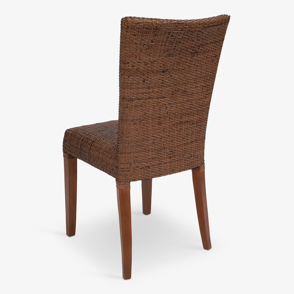 Rattan Park Dining Chair Brown
