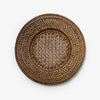 Rattan Placemat Recessed Mini Brown