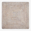 Rattan Placemat Square White