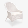 Rattan Rangoon Arm Chair White