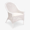 Rattan Rangoon Arm Chair White