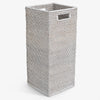 Rattan Umbrella Stand White