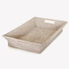 Rattan Breakfast Tray White
