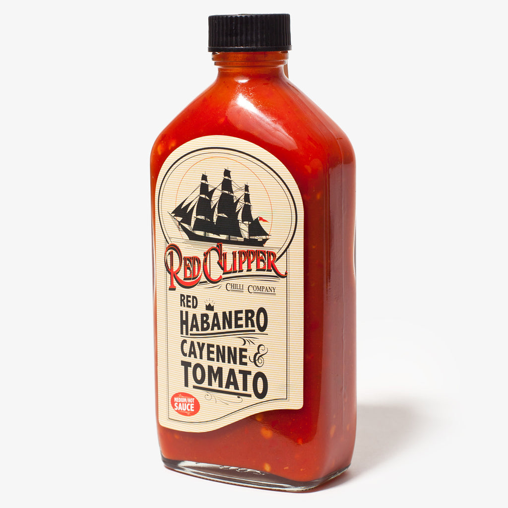 Red Clipper Hot Sauce: Red Habanero, Cayenne & Tomato