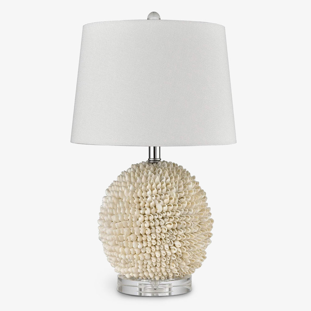 Shell Table Lamp Round With Shade