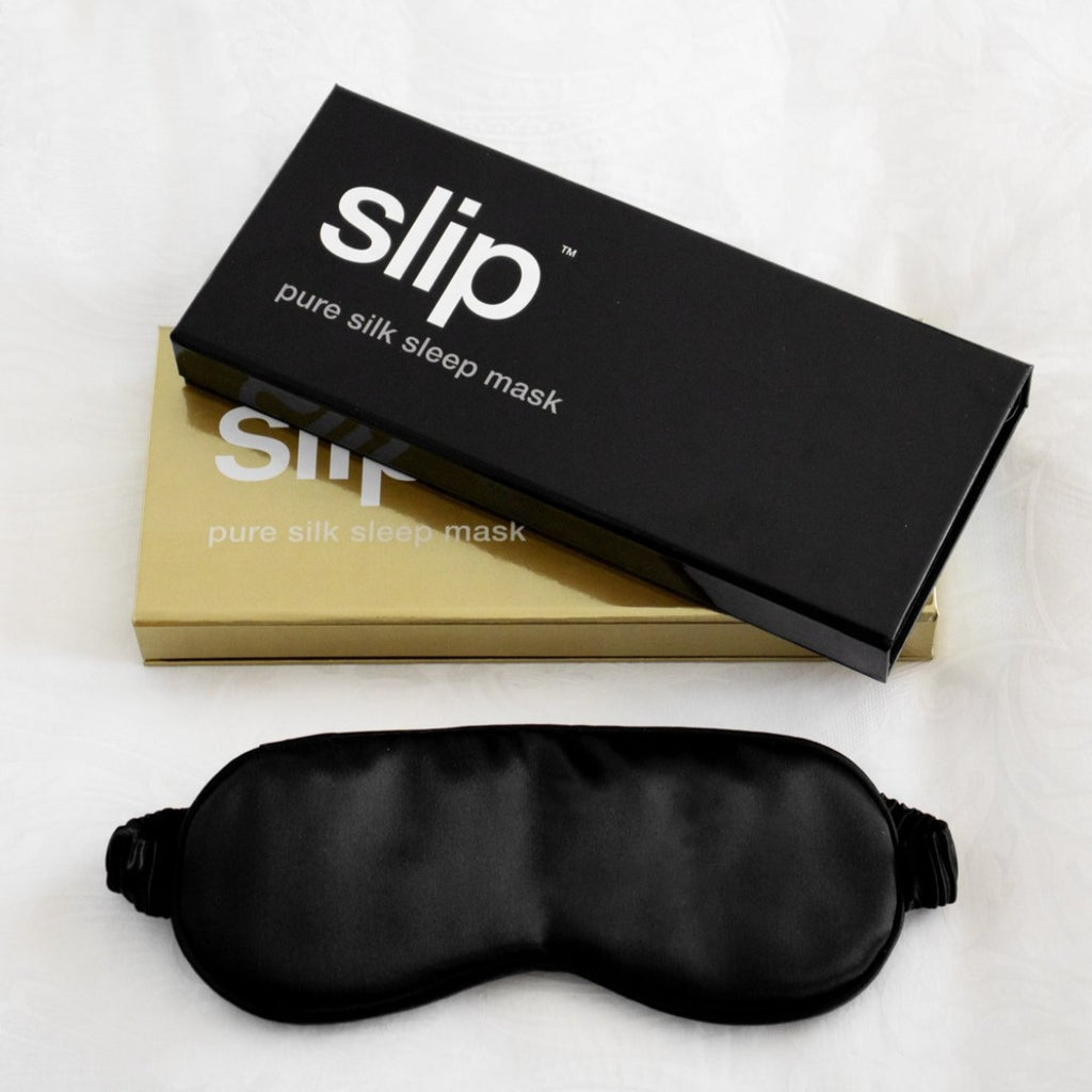 Slip Silk Eye Mask Black