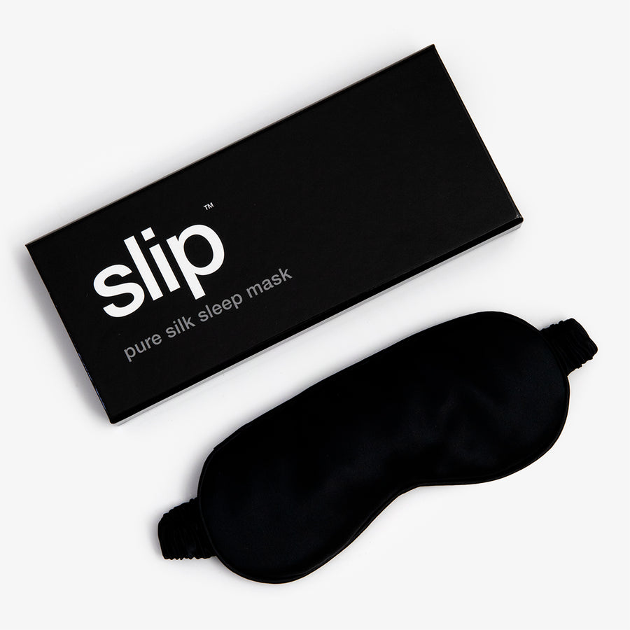Slip Silk Eye Mask Black