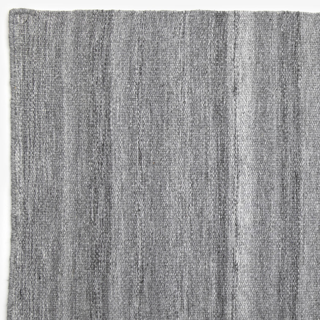 Smoke Grey Indoor Outdoor Rug Close Up