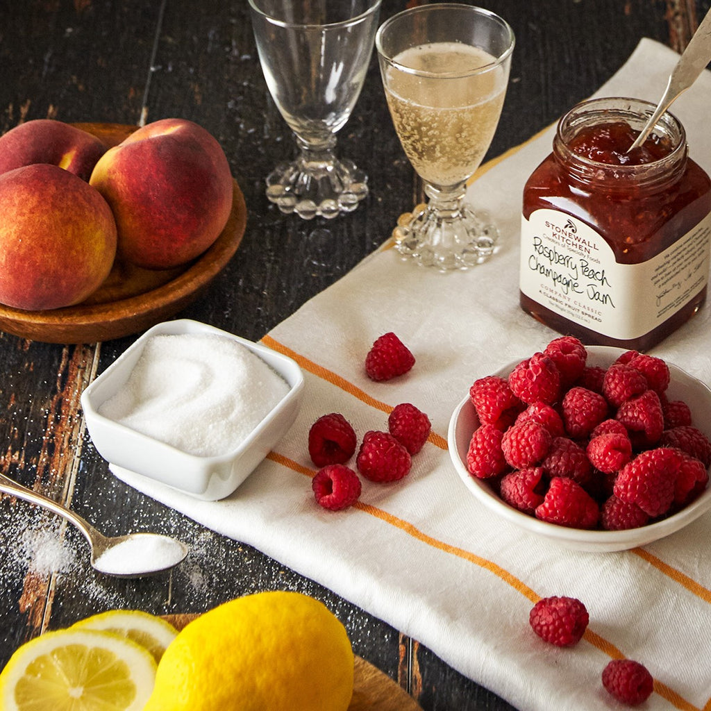 Stonewall Kitchen Jam: Raspberry Peach Champagne