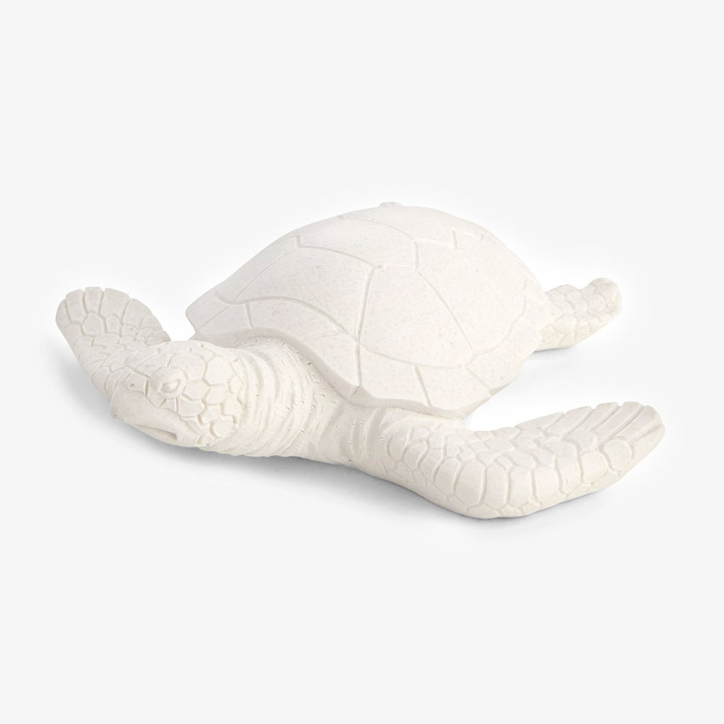 Turtle Resin White 10cm Front