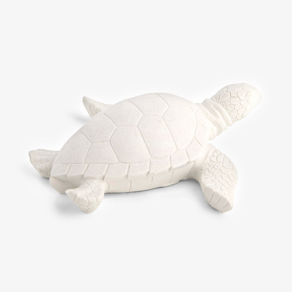 Turtle Resin White 10cm Back