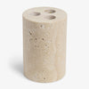 Verona Travertine Tooth Brush Holder Back