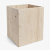 Verona Travertine Waste Basket Front